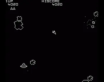 Cabaret Asteroids screen shot game playing
